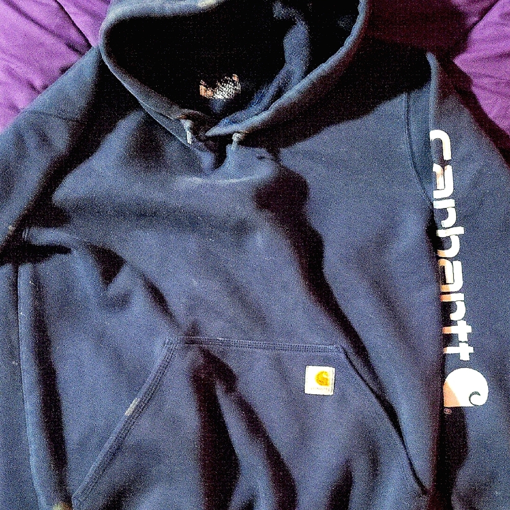 Carhartt Navy Blue Hoodie